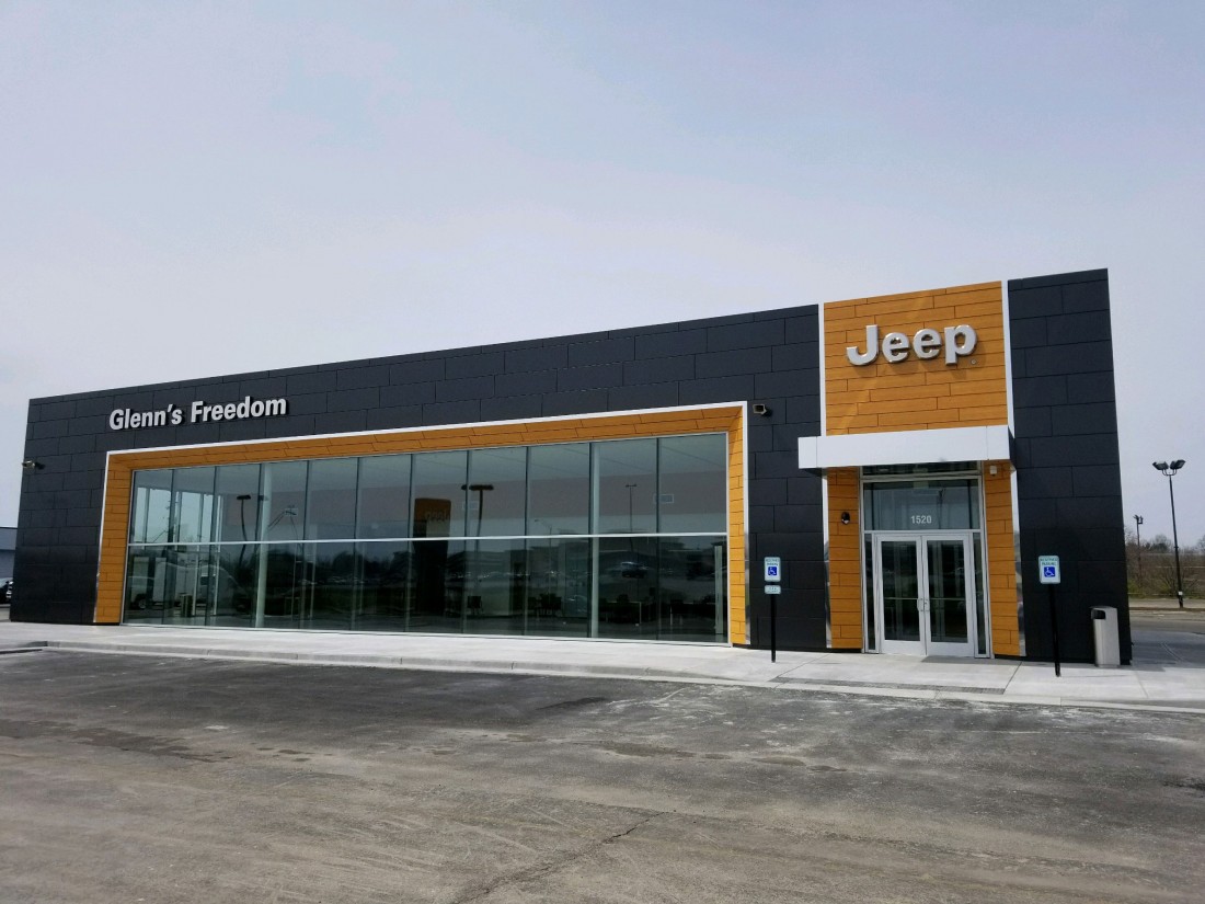 Glenn's Freedom Jeep Dealership Promotes Luxury and Strength in