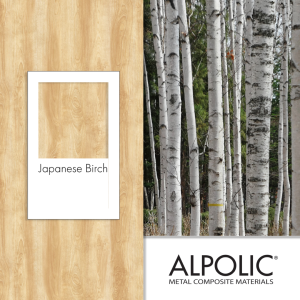 ALPOLIC Japanese Birch